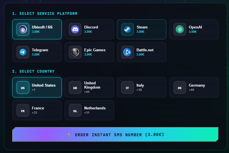 SMS Verification Service Preview